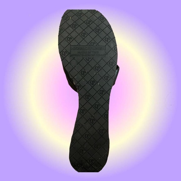 donald j pliner salya black platform sandal 👡 - Picture 4 of 4